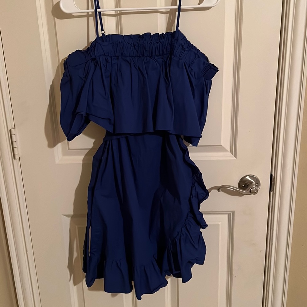 Who what wear royal blue dress